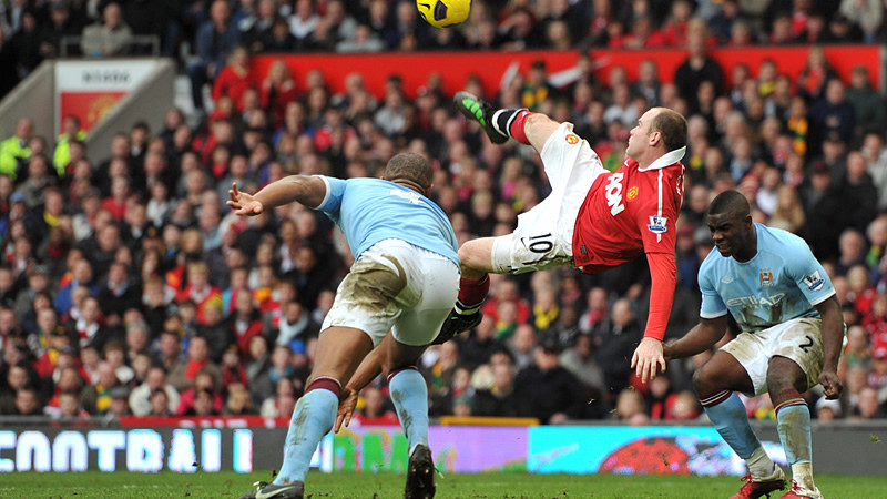Richards Rooney and Kompany united