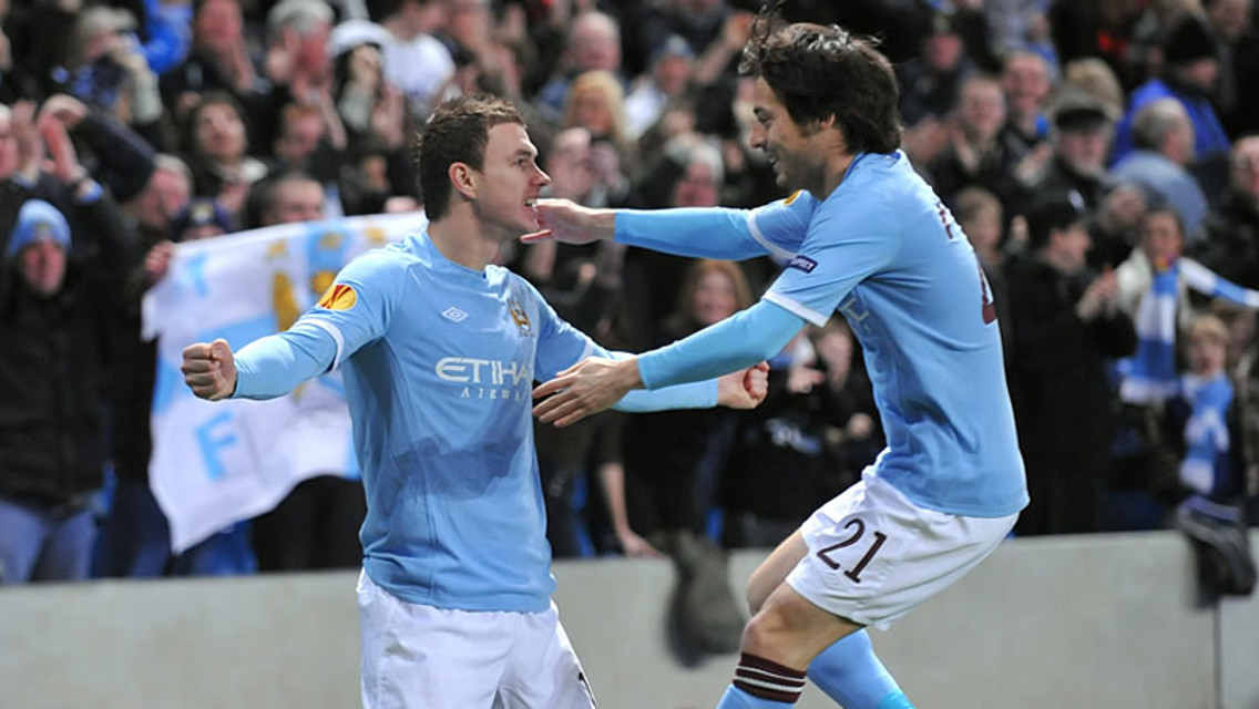david and edin celebrates goal1