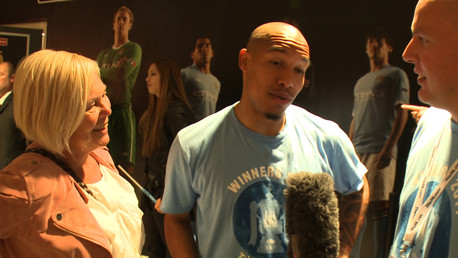 FA Cup Final: Scully meets De Jong and his mum