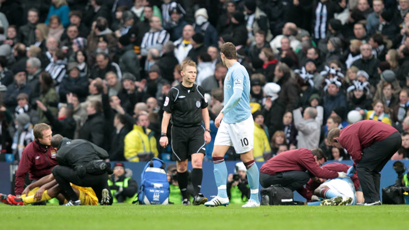 mario being treated on the floor notts