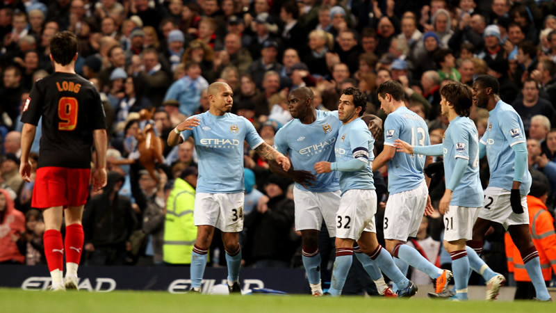 Micah and the Boys Celebrate his goal Reading