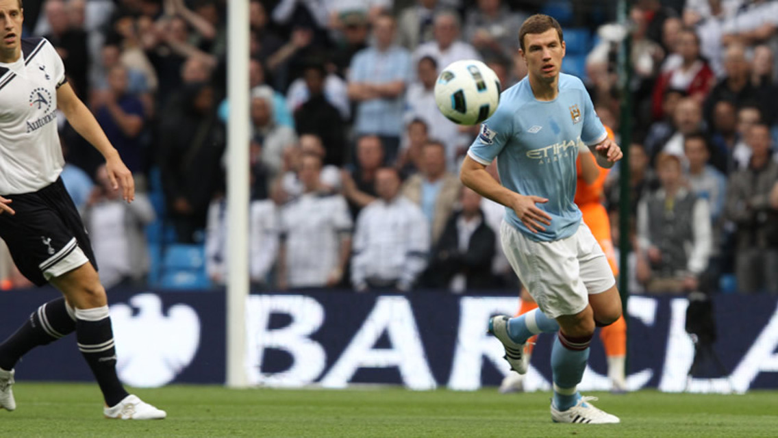 Dzeko Action Tottenham