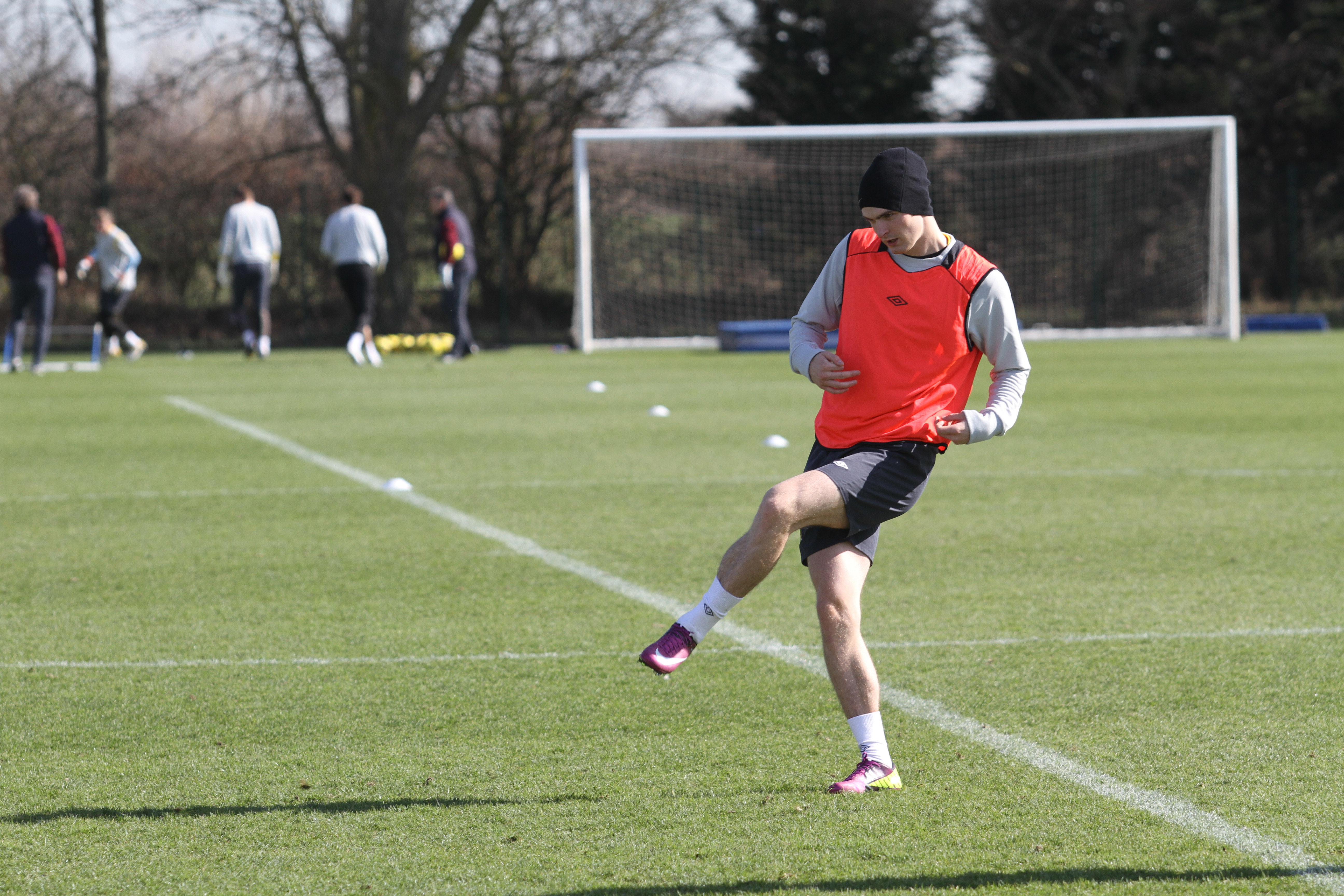 Adam tries out his new shooooooes 