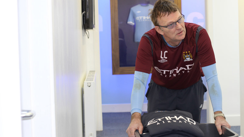 Les Chapman the kit man back to work