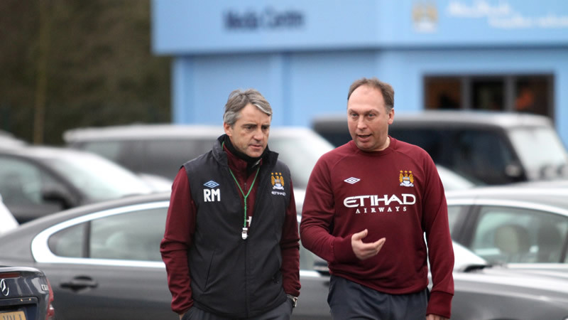 David and boss return from the presser