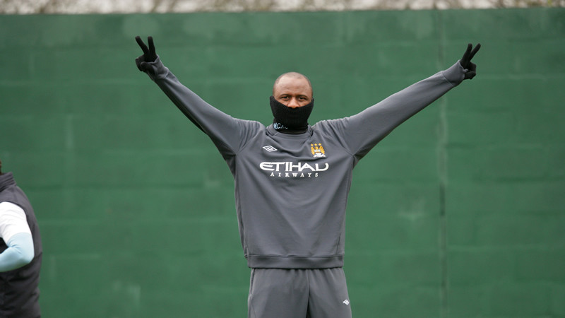 Patrick ready an raring to go for training