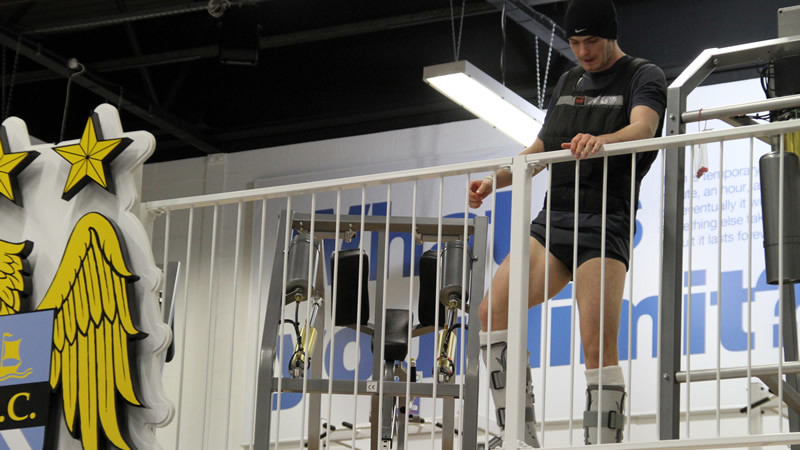 Adam Double booted for reham training