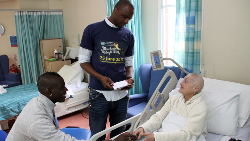 Mario an Patrick with St Annes Patient