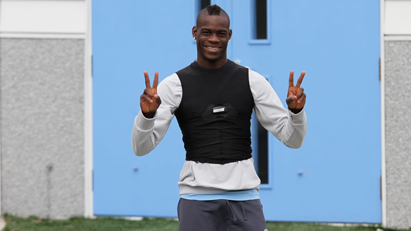 Mario off out for training