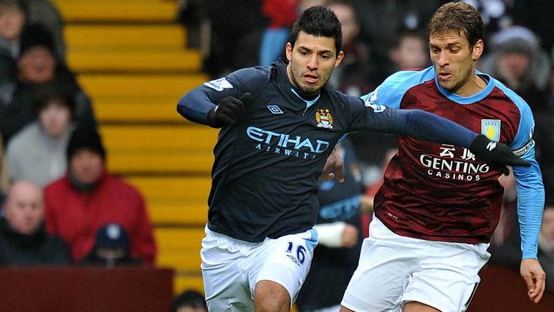 Sergio on the ball aston villa