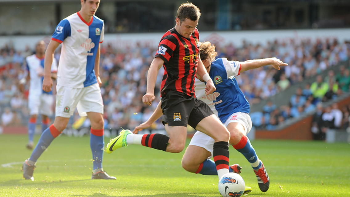 Adam Johnson on the ball