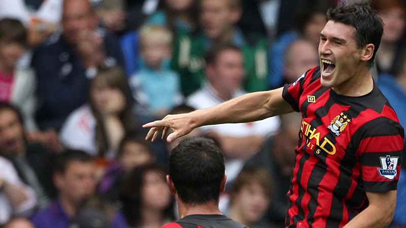 Barry Celebrates his goal