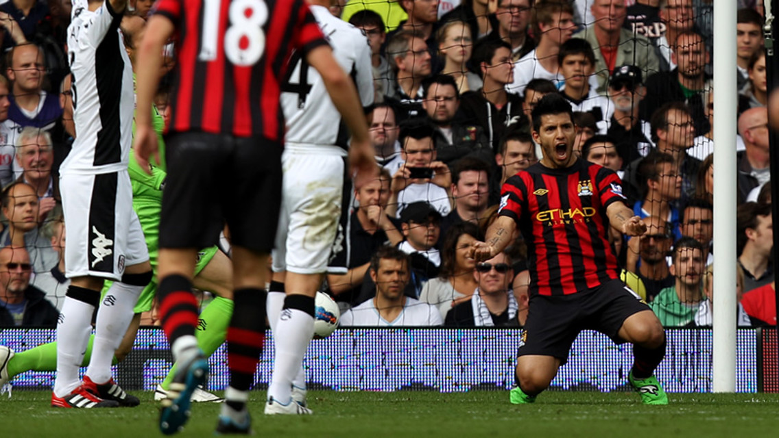 Aguero Celebration