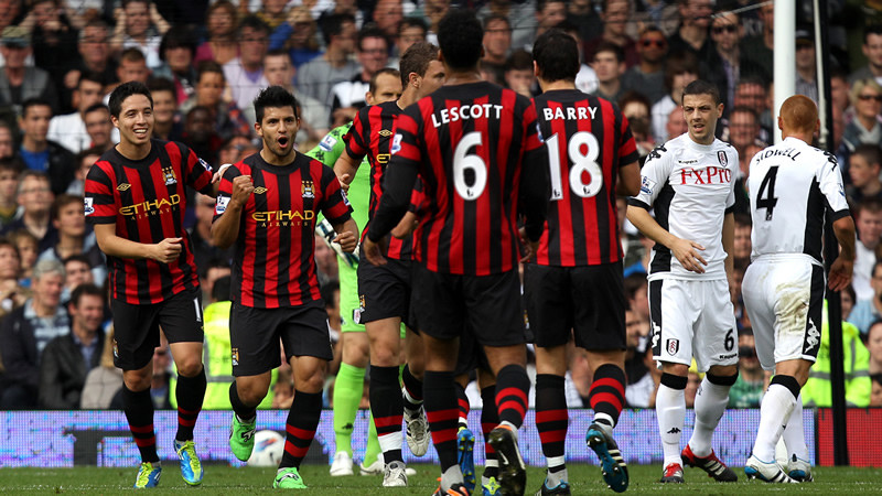 Team Celebration Aguero