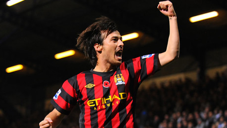 David Silva Celebrates
