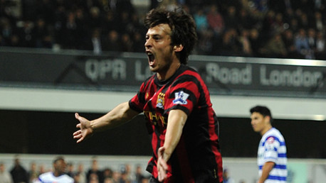 David Silva Celebrates