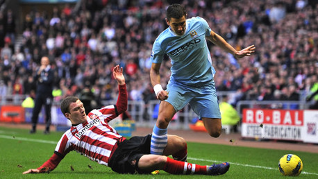 Kolarov in action sunderland