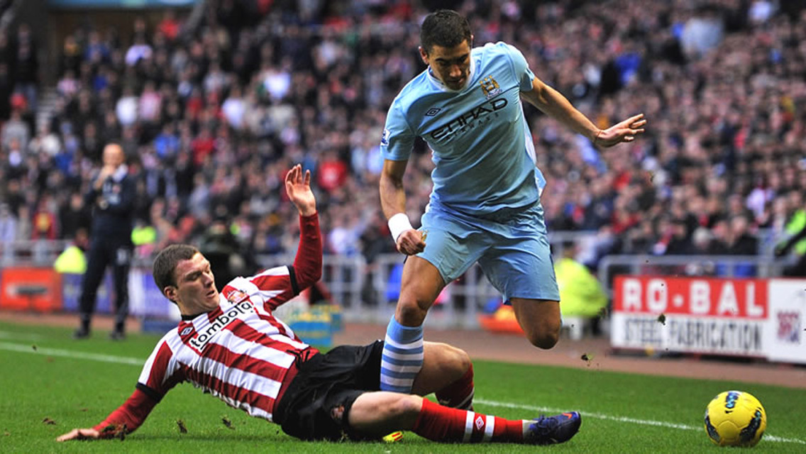 Kolarov in action sunderland