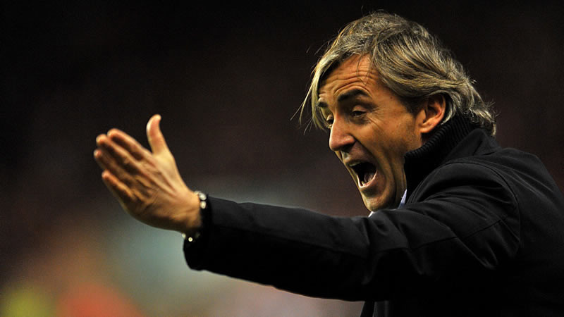 Mancini Screams at city