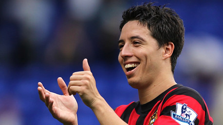 Samir Nasri end of the tottenham game