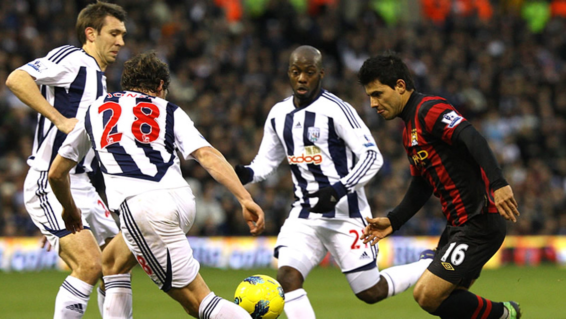 Aguero Stiffled in Action