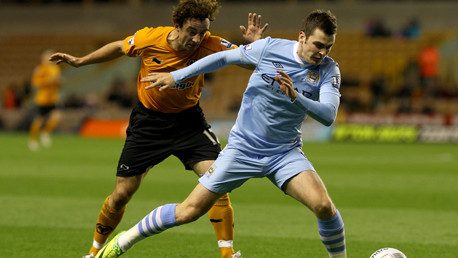 Adam Johnson on the ball