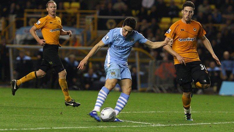 Samir Nasri Going for goal