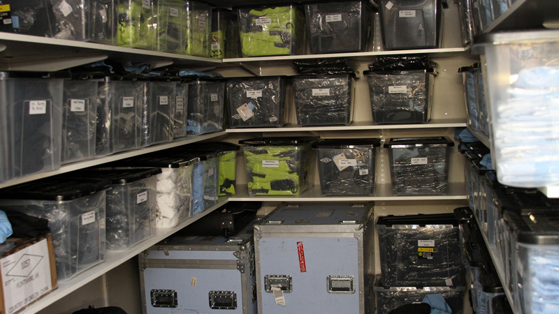 The tidy work of Chappy and his kit men