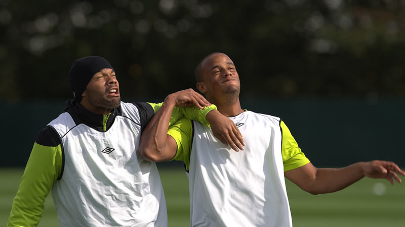 Lescott and Kompany
