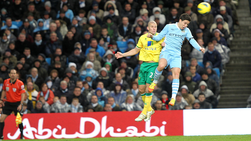 Nasri Flying Tackle