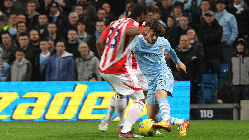 David Silva Stoke Action