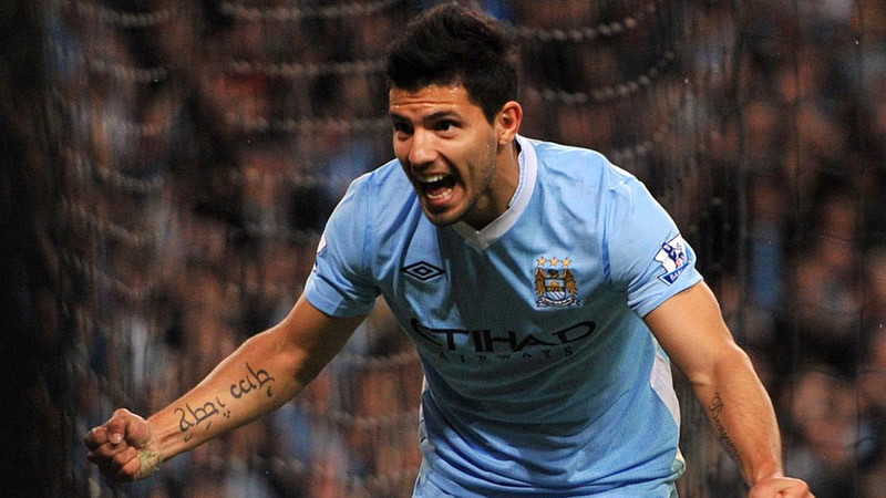 Aguero Celebrates