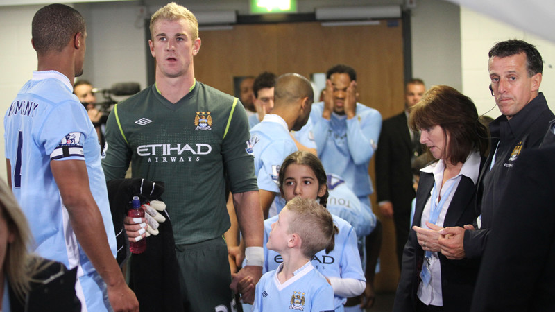 Tunnel minutes before kick off