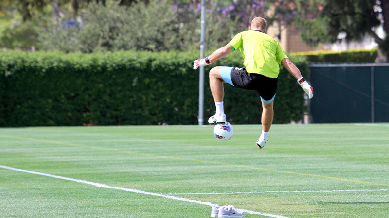 LA training shot flying harty