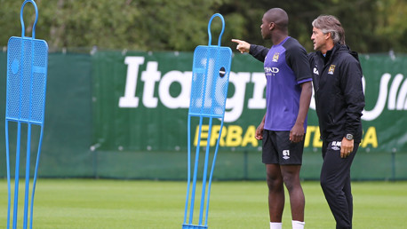 Roberto Mancini and Jeremy Helan talk tactics
