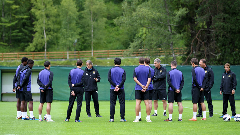Manchester City Austria Training Camp
