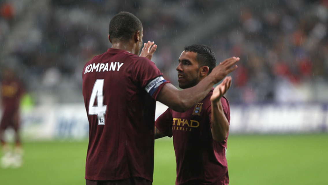 Vincent Kompany Carlos Tevez