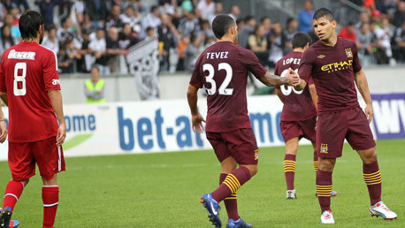 Sergio Aguero Carlos Tevez