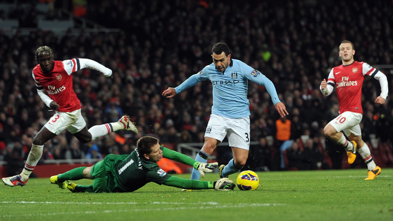 carlos tevez arsenal 13 january 2013
