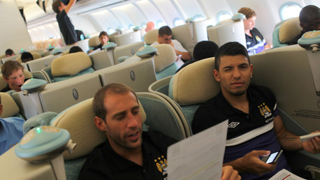 Pablo Zabaleta and Sergio Aguero