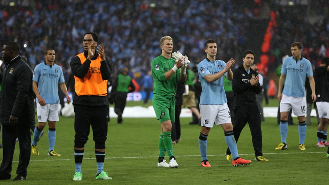City players thank the fans