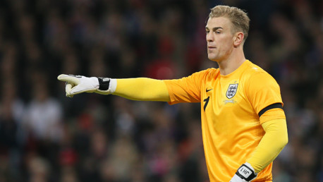 Joe Hart is fully focused against Denmark back in March