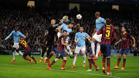 Goal mouth action