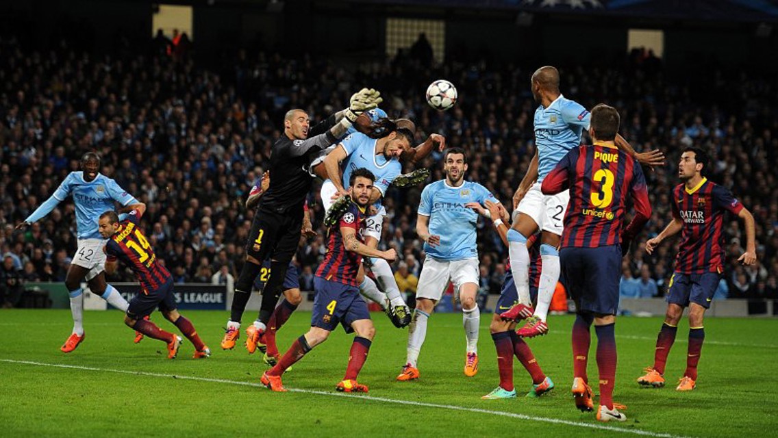 Goal mouth action