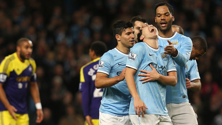 City v Swansea: Super slo-mo cam