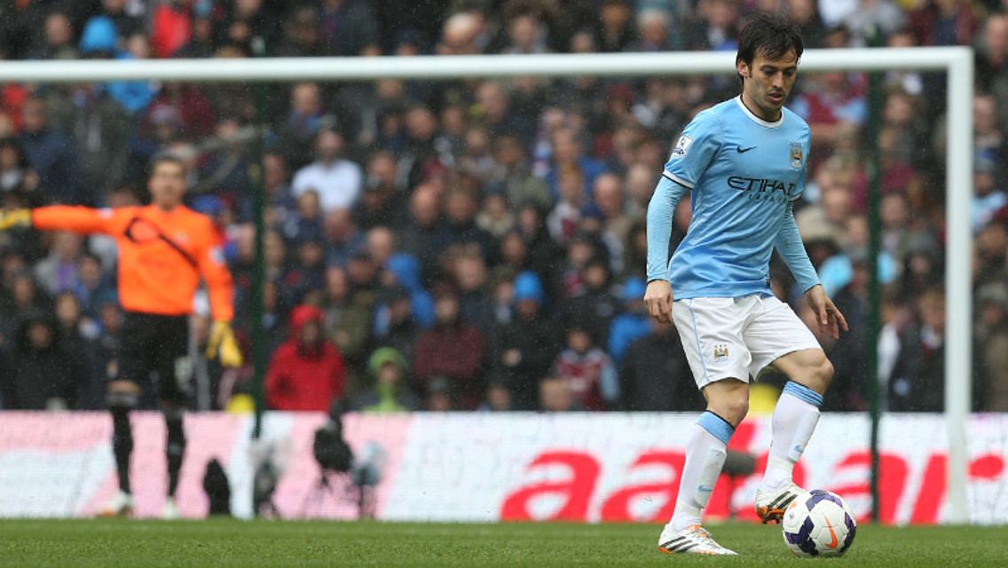 City v West Ham: Silva reaction