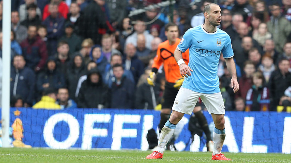 City v West Ham: Zabaleta reaction