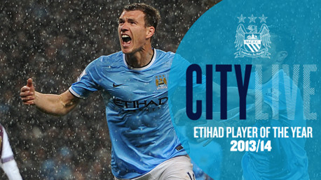 Etihad Player of the Year: Edin Dzeko