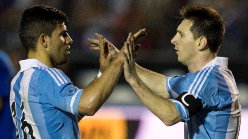 Sergio Aguero Leso Messi