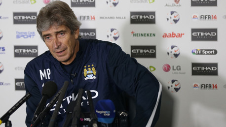 Pellegrini presser Norwich